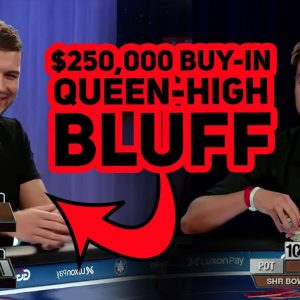 Bluffing All-in with Queen-High: Brilliant or Terrible?