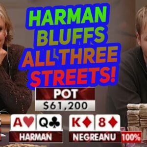 Jennifer Harman BLUFFS Daniel Negreanu on High Stakes Poker!
