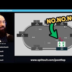 Squeezing ACE KING vs. MANIACS | SplitSuit Poker