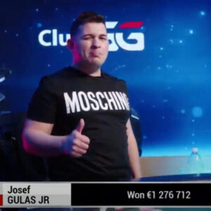 czech republics josef gulas jr wins world series of poker europe main event for e1 2m