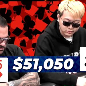 $25/$50/$100 Cash Game with Lots of ACTION