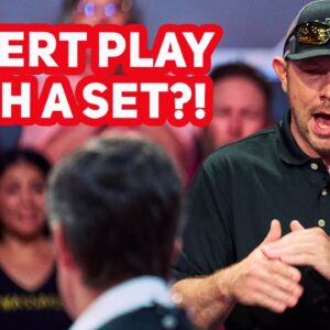 Is This How Expert Poker Players Play a Set? | World Series of Poker Main Event