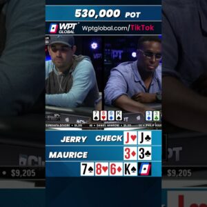 Both Players Dealt POCKET PAIRS for a 950,000 Pot #shorts