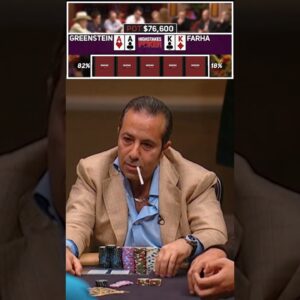Sammy Farha vs Barry Greenstein - Kings vs Aces on High Stakes Poker #shorts
