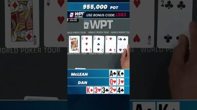 Flush Draw or Top Pair - He Might Just Fold! #shorts