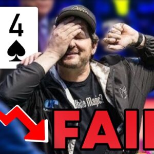 Losing 1,800,000 The WORST Starting Poker Hands | Compilation Video