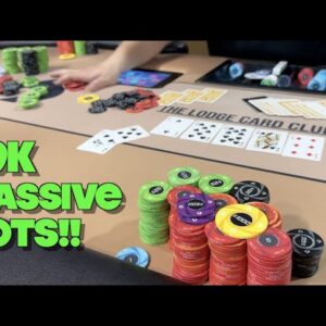 Rivering Full House And Getting Paid BIIIIGGGG!! Massive Pots and Massive Win!! Poker Vlog Ep 243