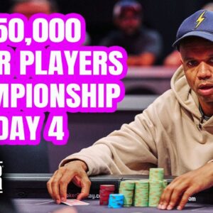 World Series of Poker 2023 | Phil Ivey Final Table In $50,000 Poker Players Championship Day 4