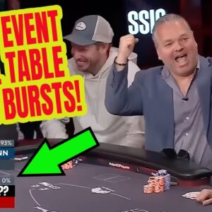 Bad Beat on 2023 WSOP Main Event Final Table Bubble!