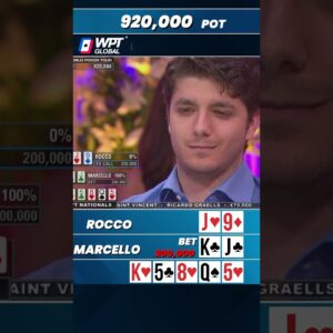 Cello Throws Him the 👑KING! Winning a 1,120,000 Pot 💰💰 #shorts