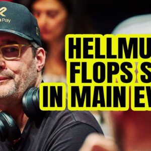 Phil Hellmuth Plays Huge Pot on Day 1 of 2023 World Series of Poker Main Event!