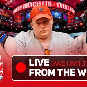 LIVE WSOP coverage from the Horseshoe with Will Jaffe, Ryan DePaulo, and Mintzy