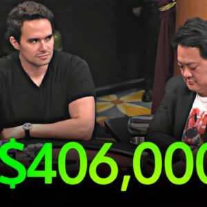 Pair of KINGS Win $406,000 Pot at MILLION Dollar Cash Game