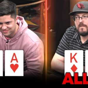 POCKET ACES Win $379,000 at SUPER HIGH STAKES Cash Game