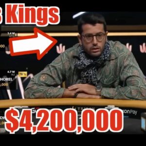 Poker Breakdown: Should He Fold Kings in a $125,000 Buy-In???
