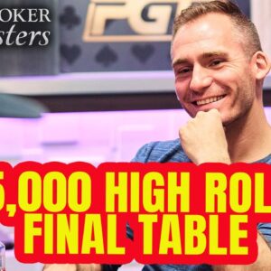 Poker Masters 2023 $25,000 High Roller | Justin Bonomo Headlines Stacked Final Table  [PREVIEW]