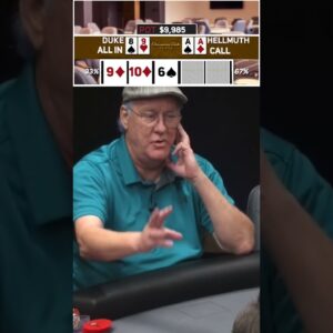 Aces for Phil Hellmuth vs Classic Texas Poker Player!