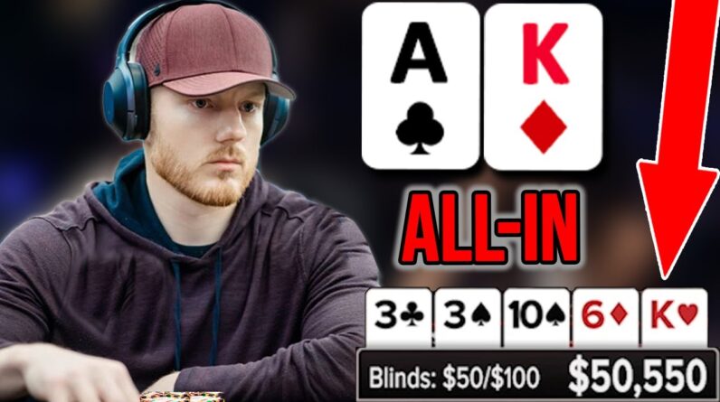 A Rare Mistake from Jason Koon [$50,000] | Poker Hand of the Day presented by BetRivers