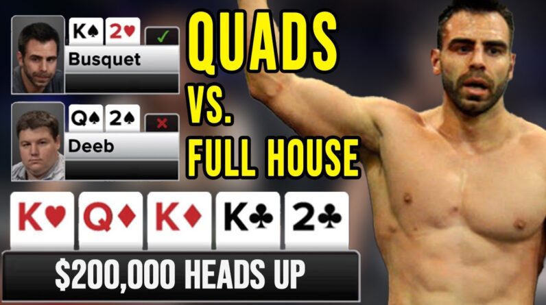 Deeb KNOCKED OUT by QUADS of Shredded Heads-Up Specialist | Hand of the Day presented by BetRivers