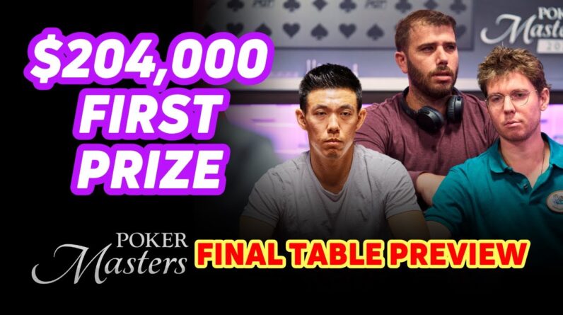 Poker Masters High-Stakes Action | Event #5 One-Hour Final Table Preview