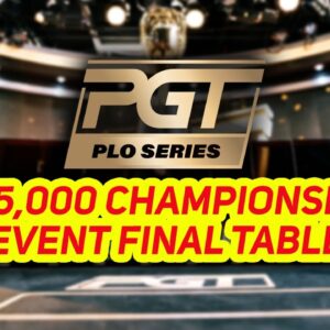 PokerGO Tour Pot-Limit Omaha Series $25,000 Championship Final Table