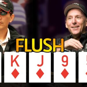 ALL IN With a FLUSH For 2,000,000 at WPT Final Table