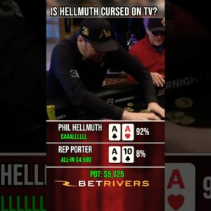 What could go wrong when Hellmuth has Aces? #pokernight #fail #shorts #pokerhands
