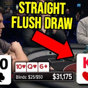 Straight Flush Draw on a Sloppy, Wet Board | Poker Hand of the Day presented by BetRivers