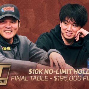 PGT Last Chance | $10,000 NL Hold'em Event #4 Final Table with Ren Lin & Masashi Oya