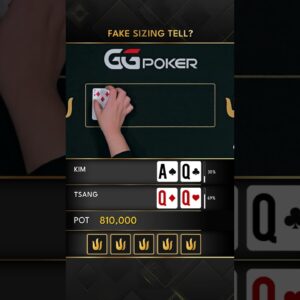 Fake Sizing Tell? #tritonpoker #poker #shorts