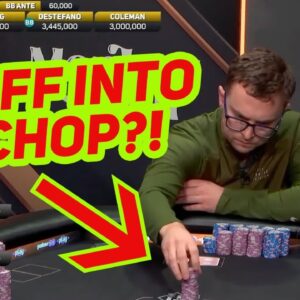 Nobody Likes a Chopped Pot! Can He Bluff His Way Out of This One?!