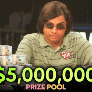 $5,000,000 Prize Pool at Borgata Poker Open Final Table
