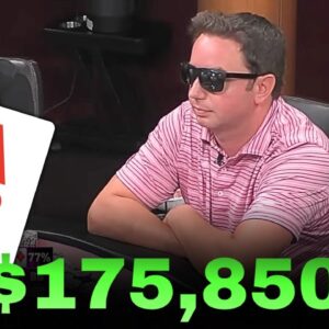 ALL IN For $175,850 at HIGH STAKES Cash Game