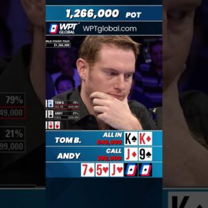 Kings vs. Jacks: The 1.26M Poker Clash! #shorts