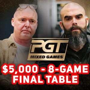 Poker Hall of Famer John Hennigan Headlines PGT Mixed Games Event #2 Final Table - $5,100 8-Game