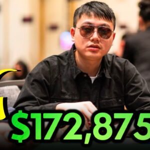 The  ALL IN BLUFF Winning $172,875 at High Stakes Cash Game