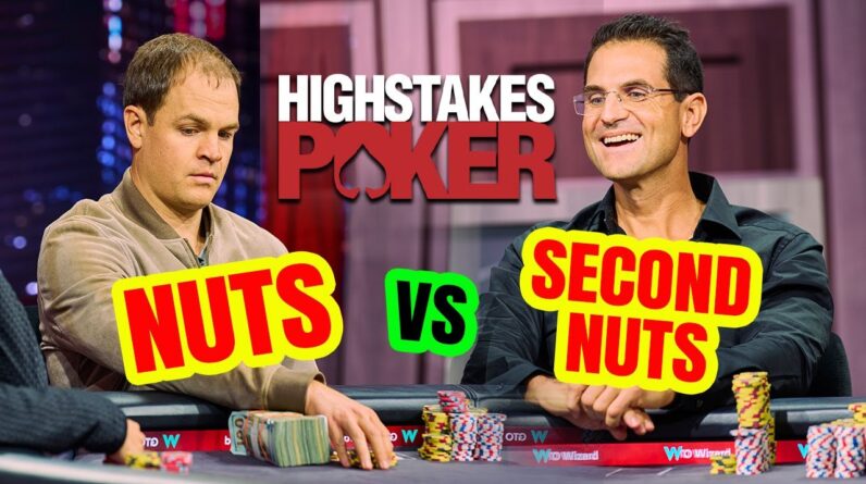 Can You Fold The Second Nuts on High Stakes Poker?! Andrew Robl vs Brandon Adams