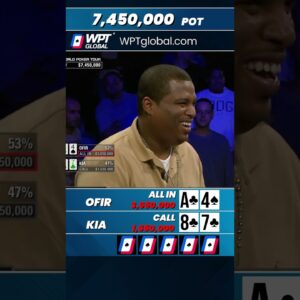 High-Stakes Hold: Can Ofir Survive the Flop? #shorts