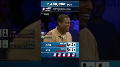 High-Stakes Hold: Can Ofir Survive the Flop? #shorts