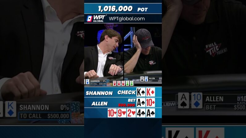 Pocket Kings Dilemma: Will Shannon Call Allen's Bold Move? #shorts